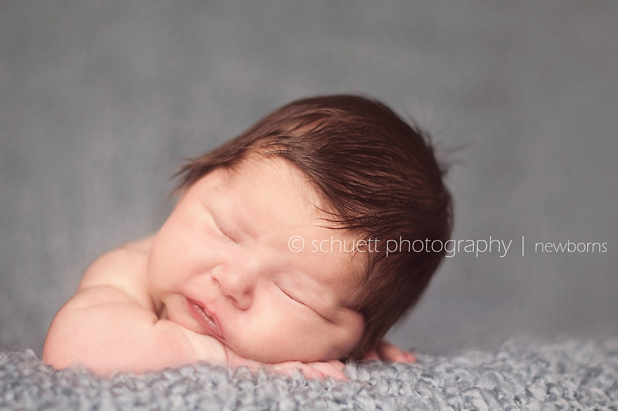 Milwaukee Newborn Photography sleeping baby girl